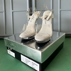 BRAND NEW Clear Heels